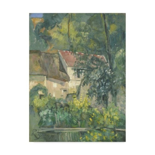 Trademark Fine Art Paul Cezanne 'House Of Pere Lacroix' Canvas Art, 14x19 BL01976-C1419GG